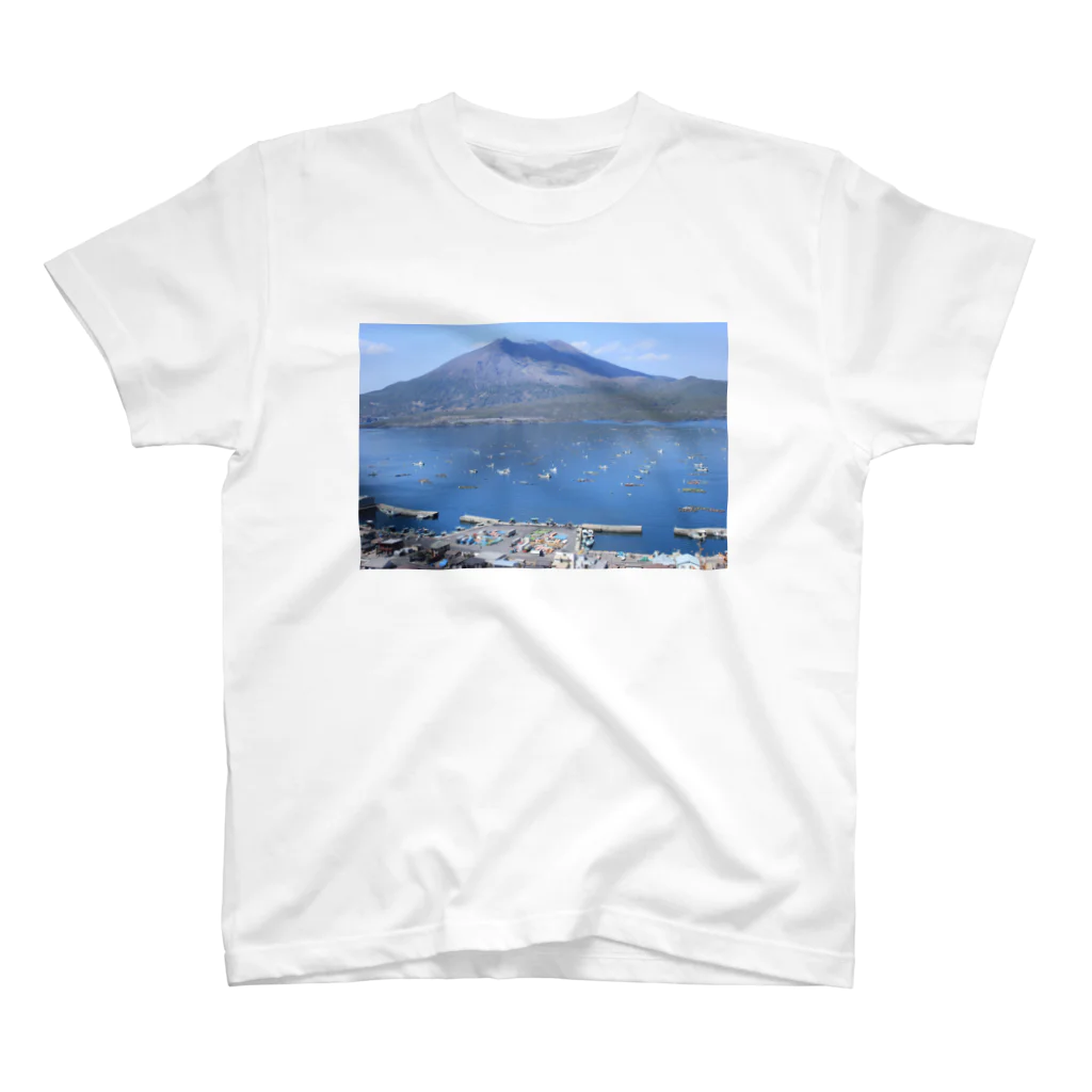 Barika7519の鹿児島　桜島風景 スタンダードTシャツ