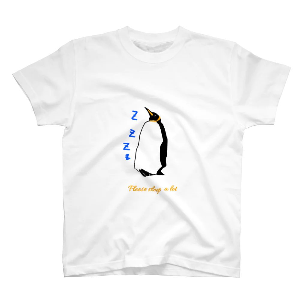 小鳥と映画館の沢山寝て欲しい 世の中のお母さんへ ペンギンより Regular Fit T-Shirt