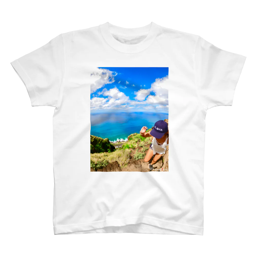 hawaiitaroハワイグッズショップのハワイ絶景ALOHA Regular Fit T-Shirt