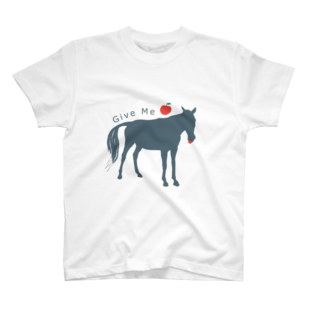だってりんごがスキなんだもの 馬 Banjo Banjoutoro のスタンダードtシャツ通販 Suzuri スズリ だってりんごがスキなんだもの 馬 Banjo Banjoutoro のスタンダードtシャツ通販 Suzuri スズリ