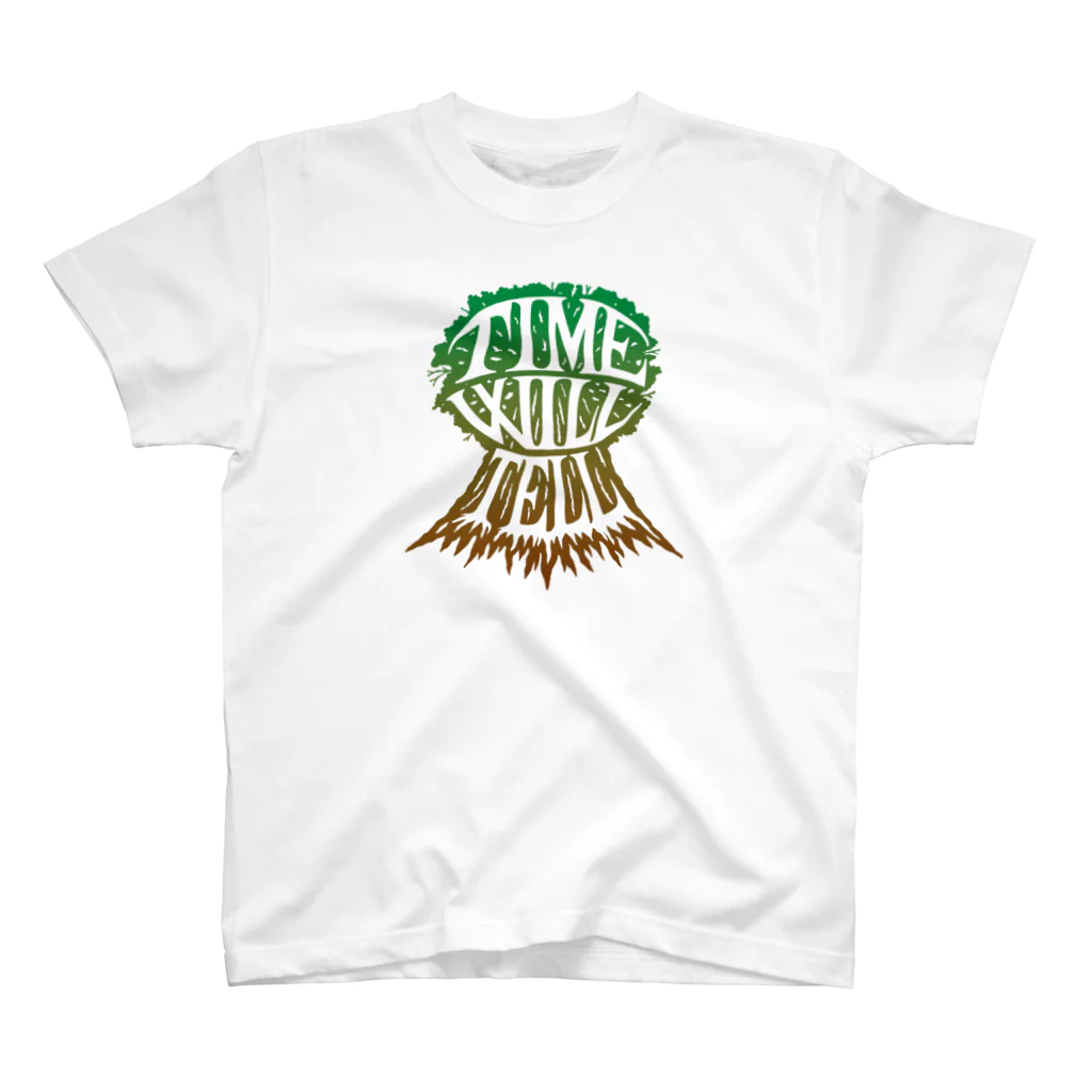 Art Studio TrinityのTIME WILL TELL【淡色ベース】 スタンダードTシャツ