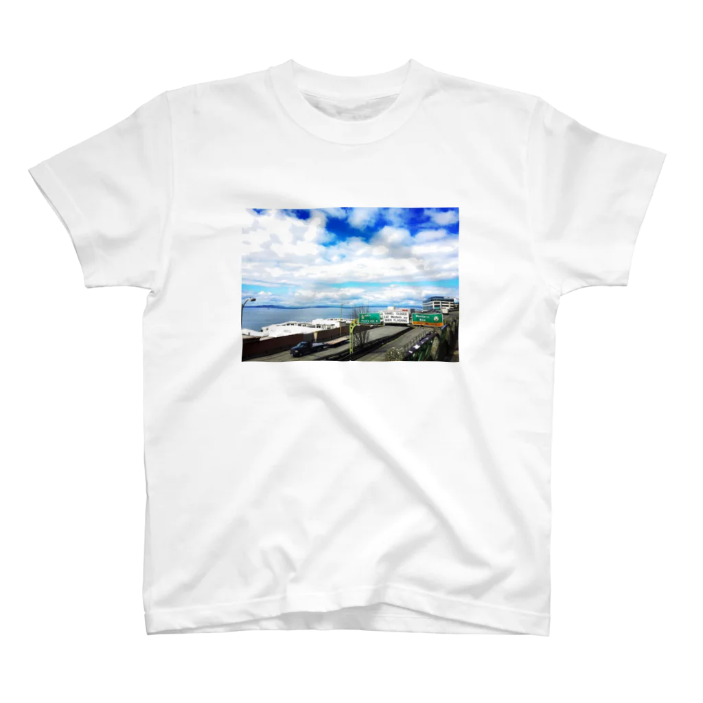 ニューヨークのシアトル空 スタンダードTシャツ