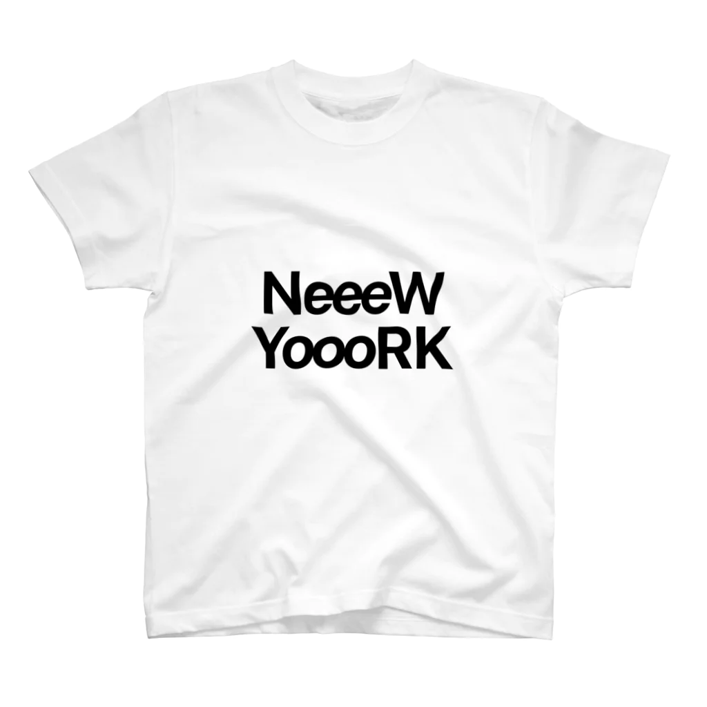 おシャツさんのNeeeW YoooRK（淡色用） スタンダードTシャツ