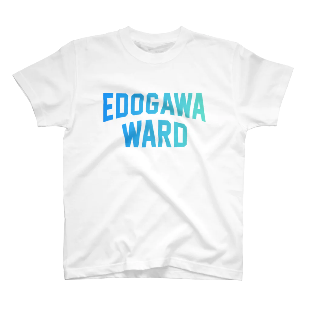 JIMOTOE Wear Local Japanの 江戸川区 EDOGAWA WARD スタンダードTシャツ