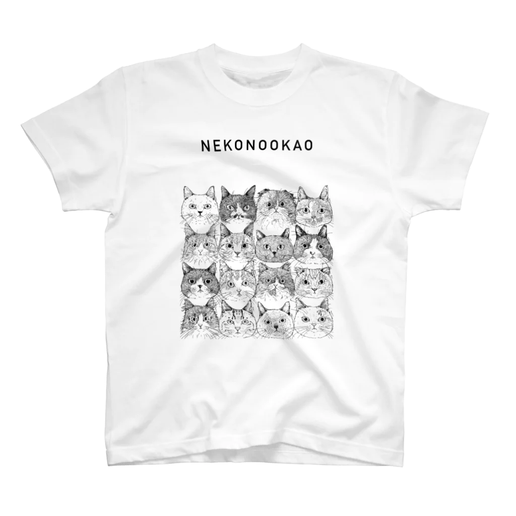 NEKO rtmentの第7回同窓会/NEKONOOKAO/16CATS スタンダードTシャツ