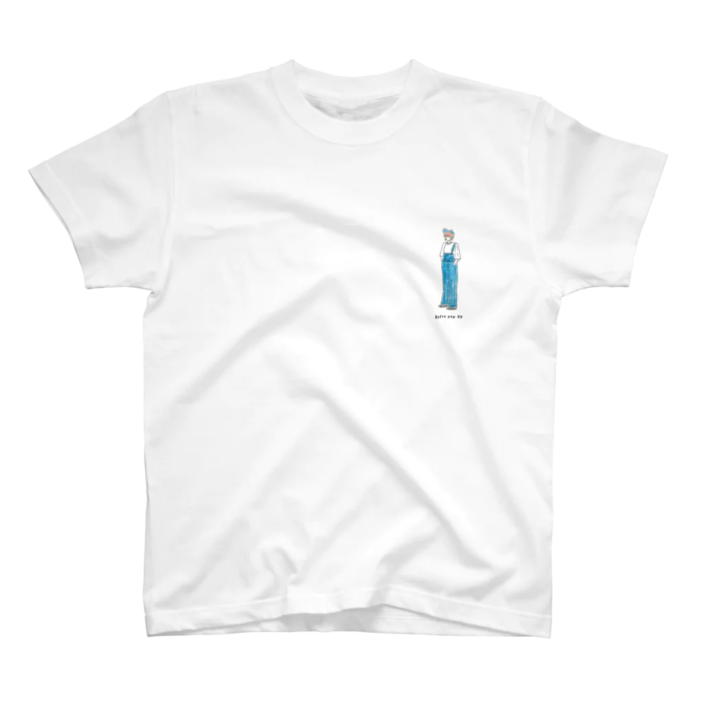 ニャンコショップのオーバーオールな女の子 Regular Fit T-Shirt