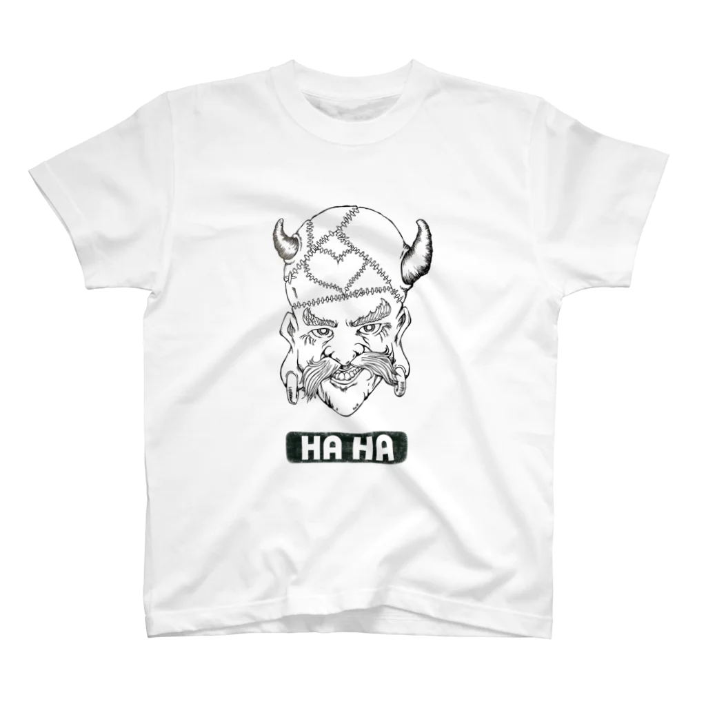 笑描き❌介護のHAHA　じいさん スタンダードTシャツ