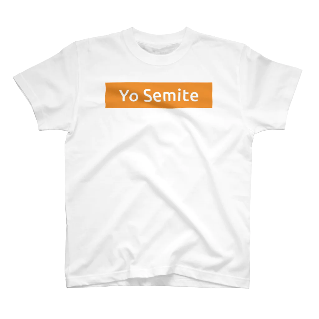 n3hide1982の〓栄町呉服店〓 Yo Semite Tシャツ《オレンジ》 スタンダードTシャツ