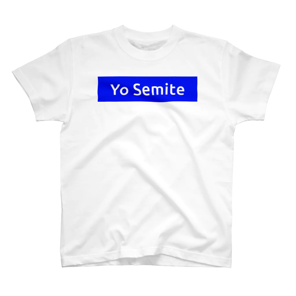 n3hide1982の〓栄町呉服店〓 Yo Semite Tシャツ《ブルー》 スタンダードTシャツ