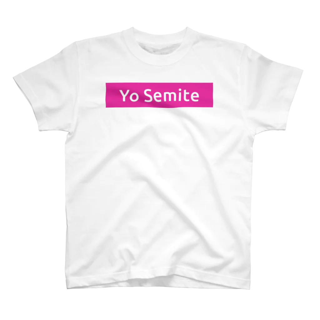 n3hide1982の〓栄町呉服店〓 Yo Semite Tシャツ《ピンク》 スタンダードTシャツ