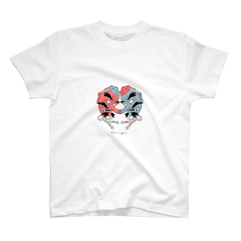 liya_tattooのyo-kai シリーズ　天狗 Regular Fit T-Shirt