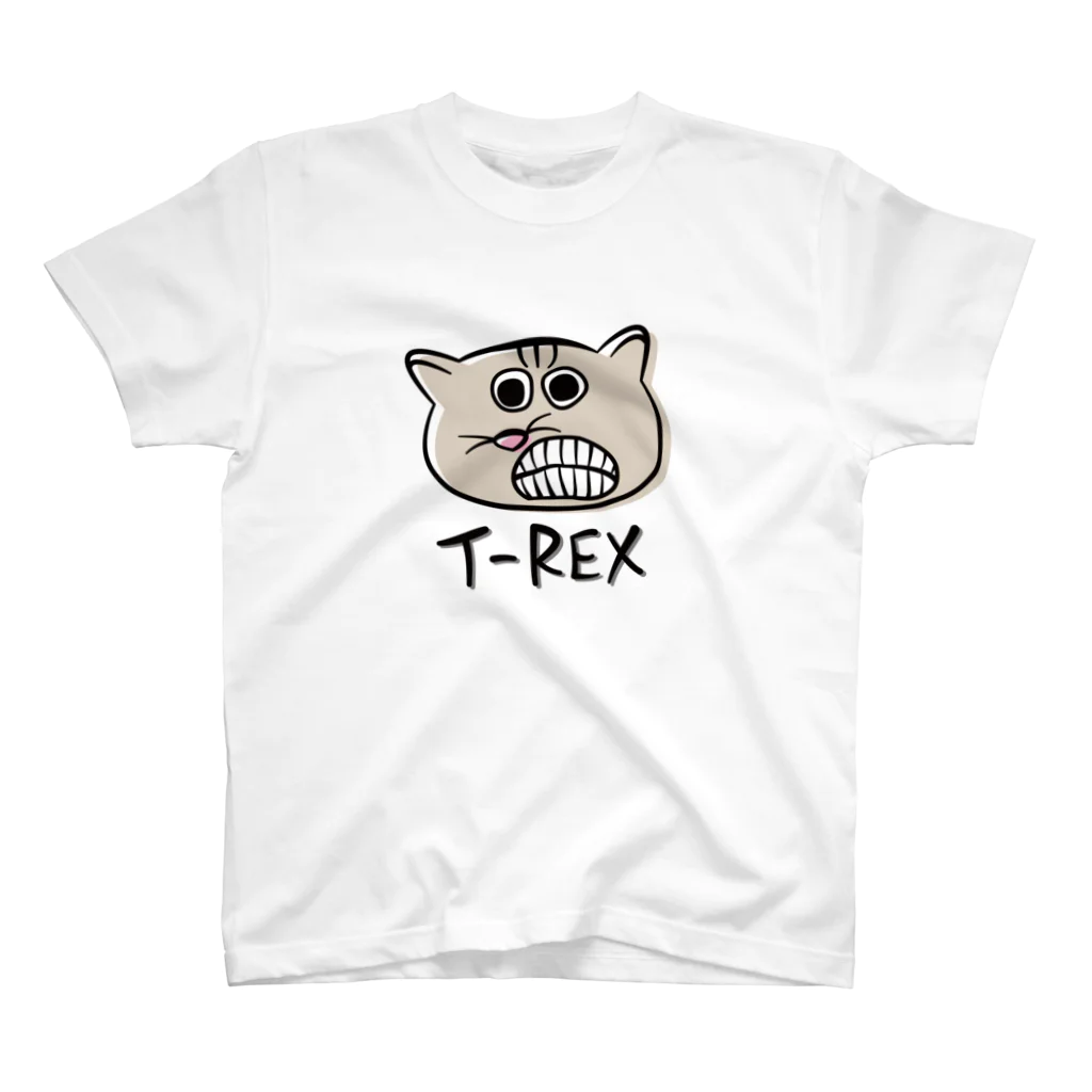 スーパーグッズコマツのT-REXねこちゃん スタンダードTシャツ