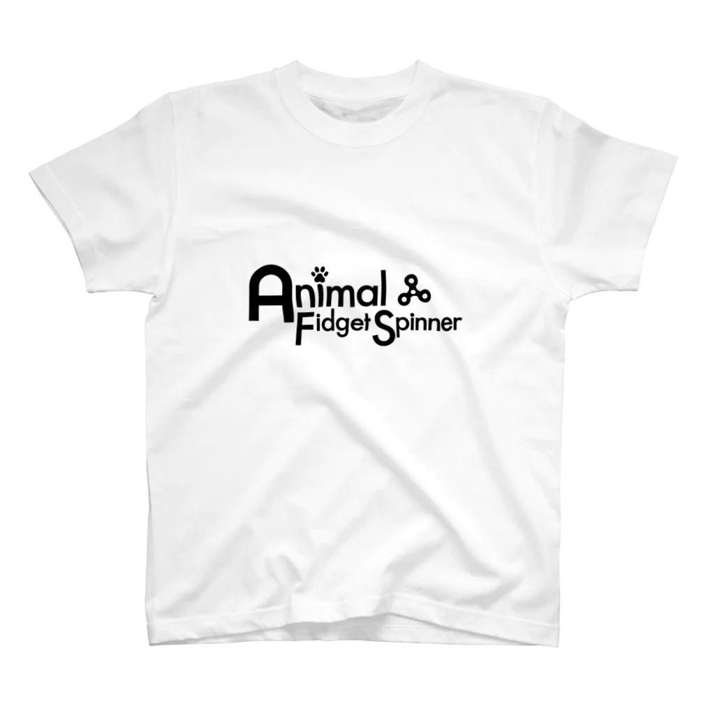 Animal Fidget SpinnerのAnimal Fidget Spinner ロゴ Regular Fit T-Shirt