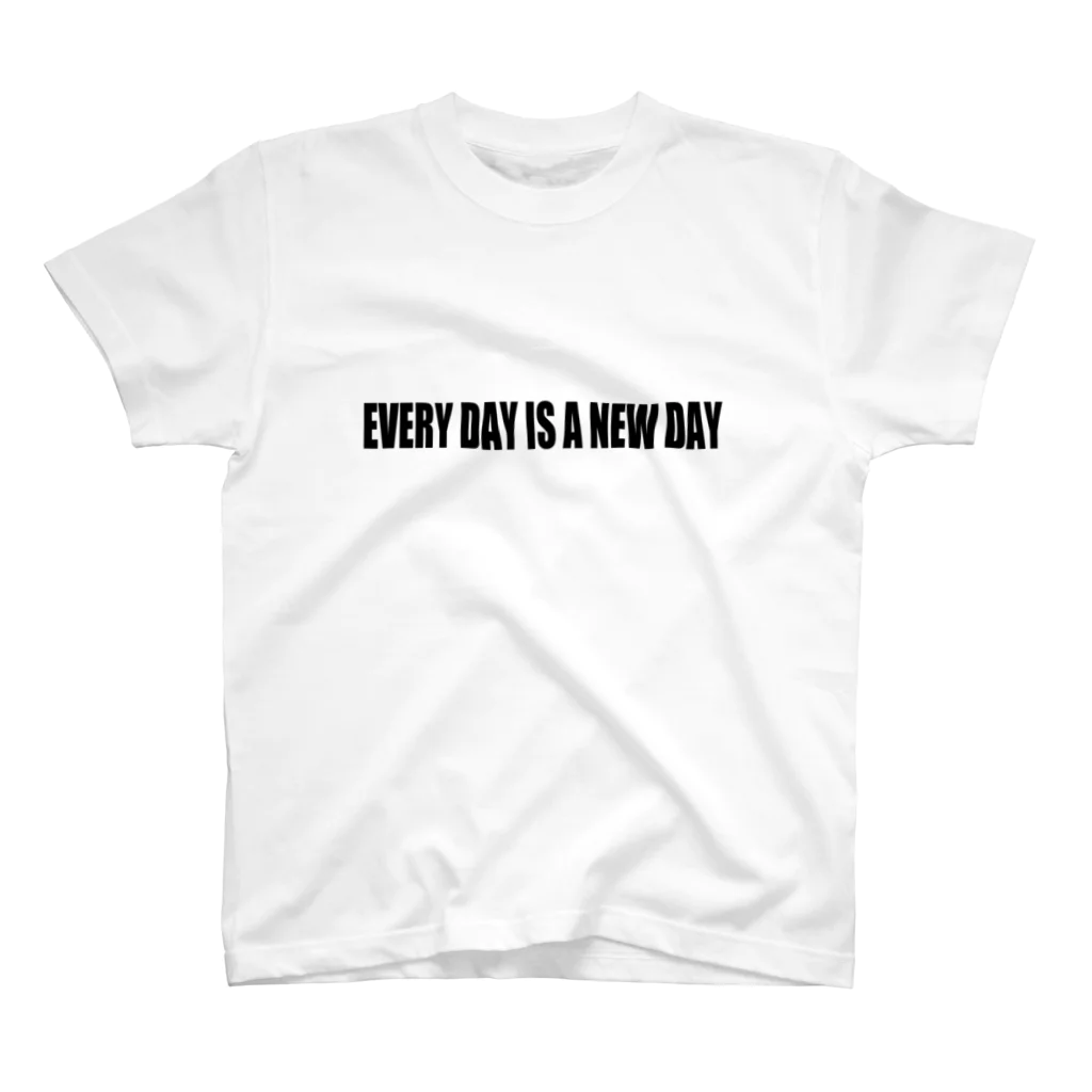 Public grandのEvery day is a new day.シリーズ スタンダードTシャツ