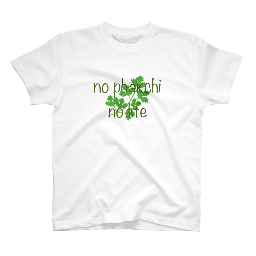 牛のTシャツ屋のno phakchi no life スタンダードTシャツ