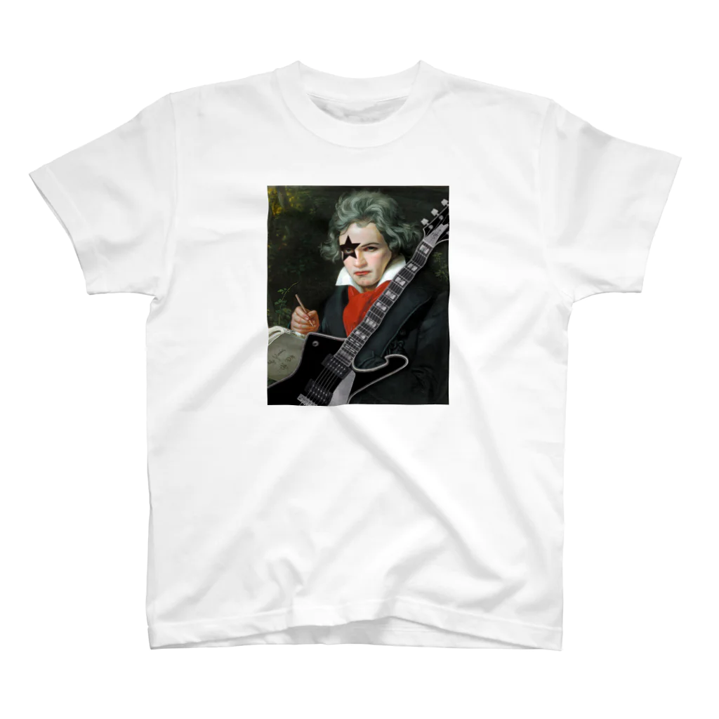 MOTU_Designのベートーヴェン×ロック　 Beethoven スタンダードTシャツ