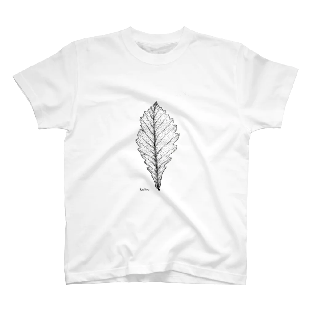 natureimage_laboのカシワの葉っぱ Regular Fit T-Shirt