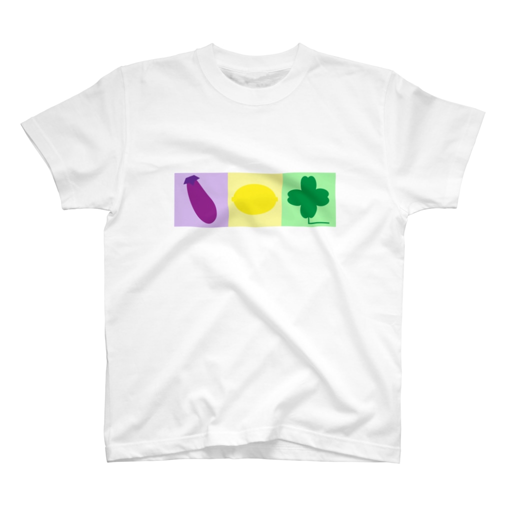 HBridge Storeの紫＋黄＋緑 Regular Fit T-Shirt