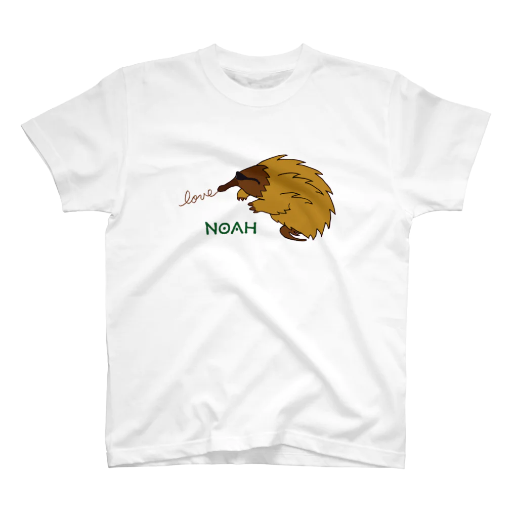 noah-shopのハリモグラ with サングラス Regular Fit T-Shirt