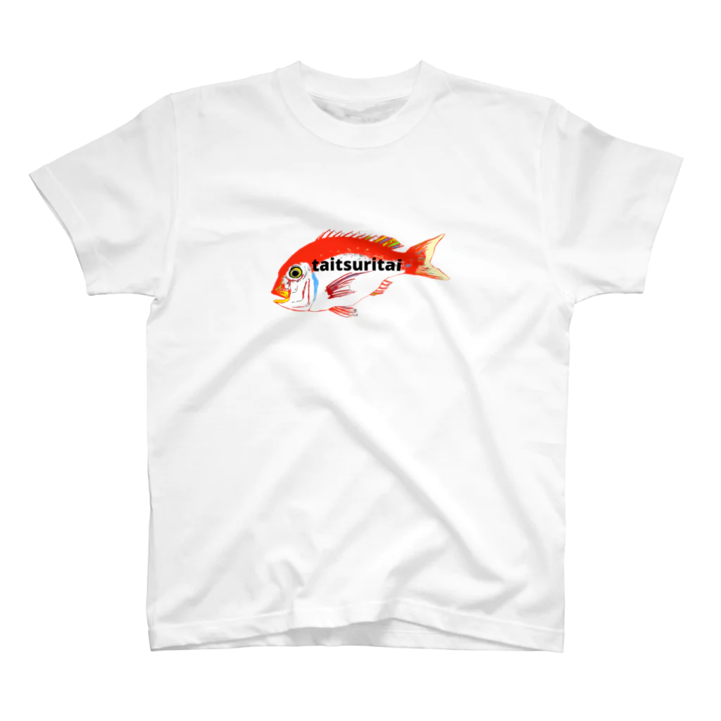 dlt.outdoorsの鯛つりたい スタンダードTシャツ