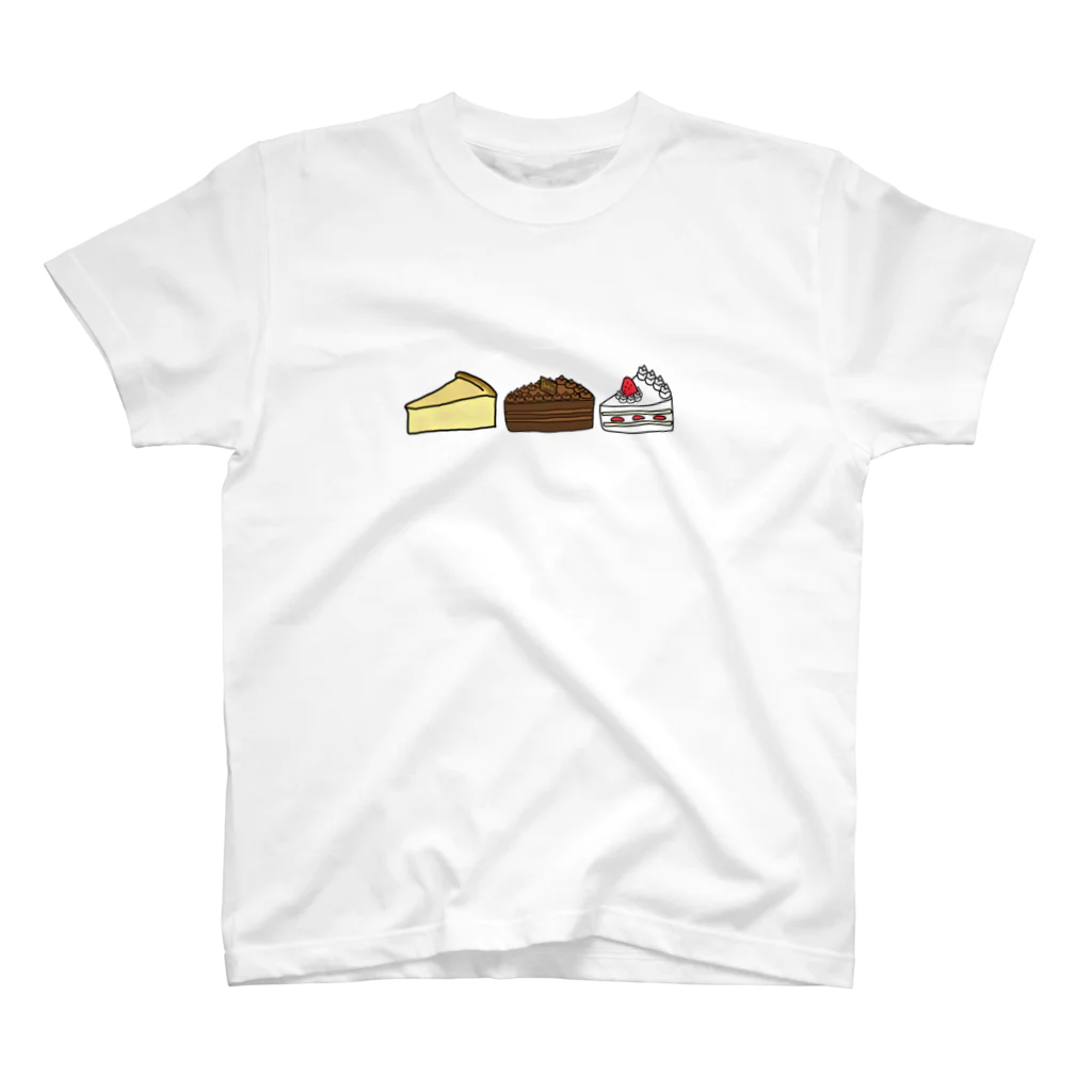 moromo.の３つのケーキ スタンダードTシャツ