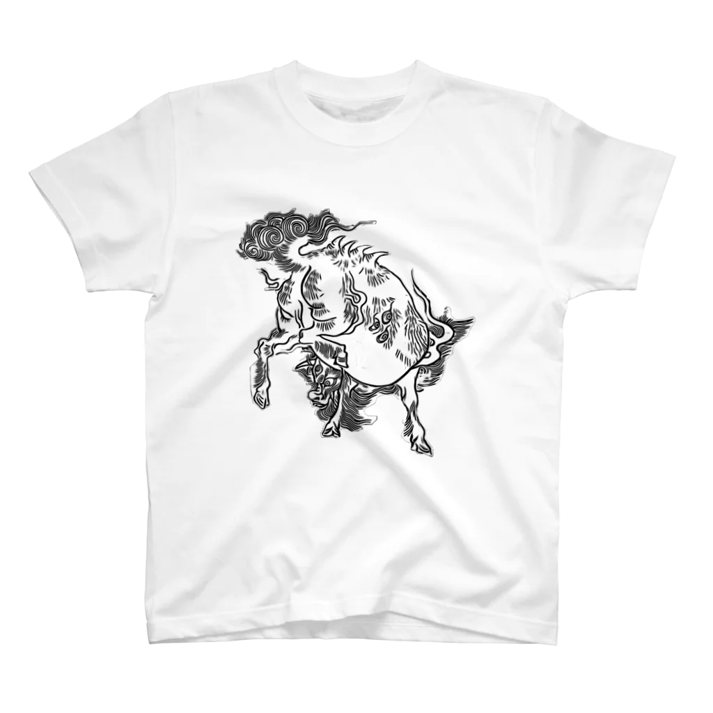 So Yamamoto Custom Artの白澤 Regular Fit T-Shirt