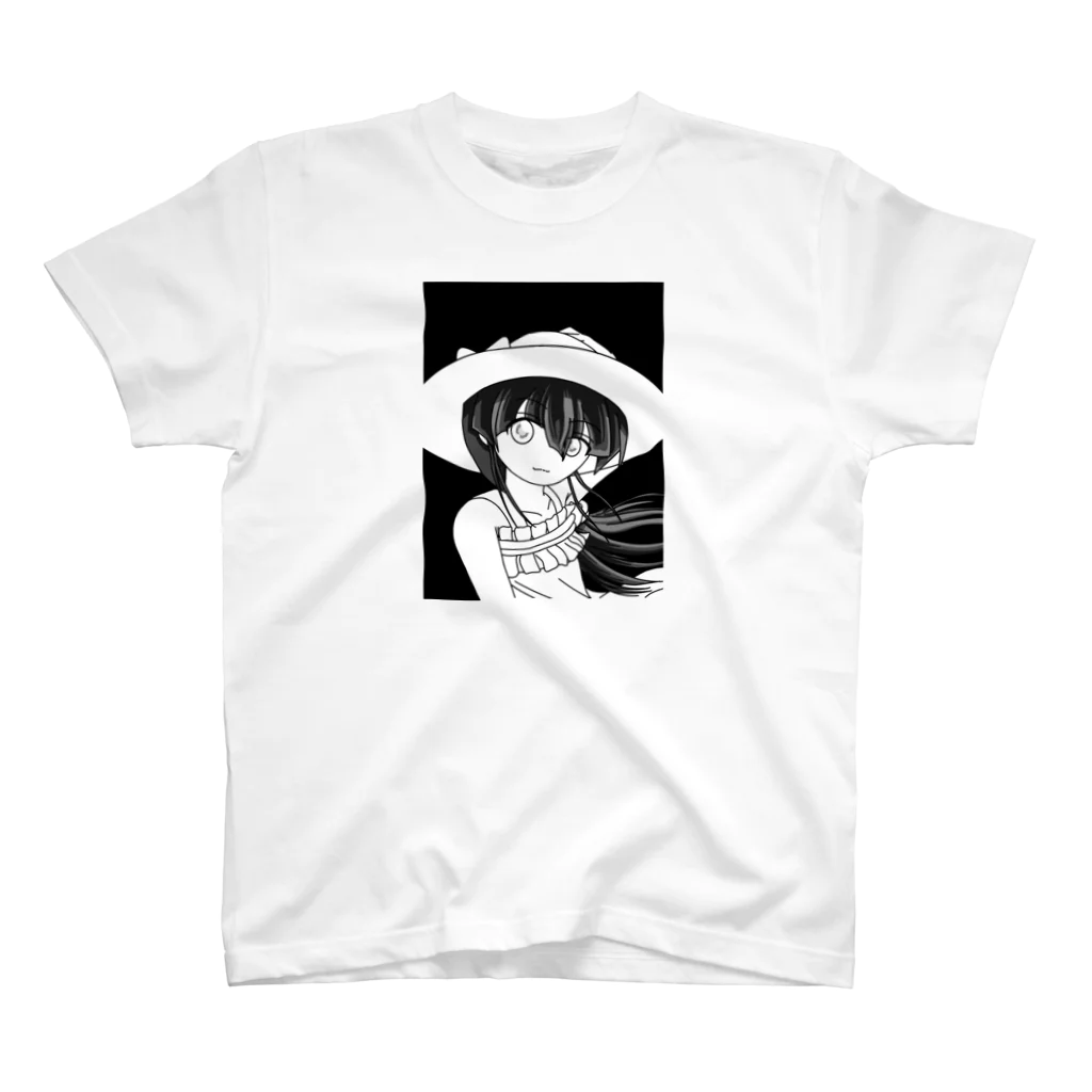 アトリエひのとの愛娘(仮)：夏の香り・モノクロ Regular Fit T-Shirt