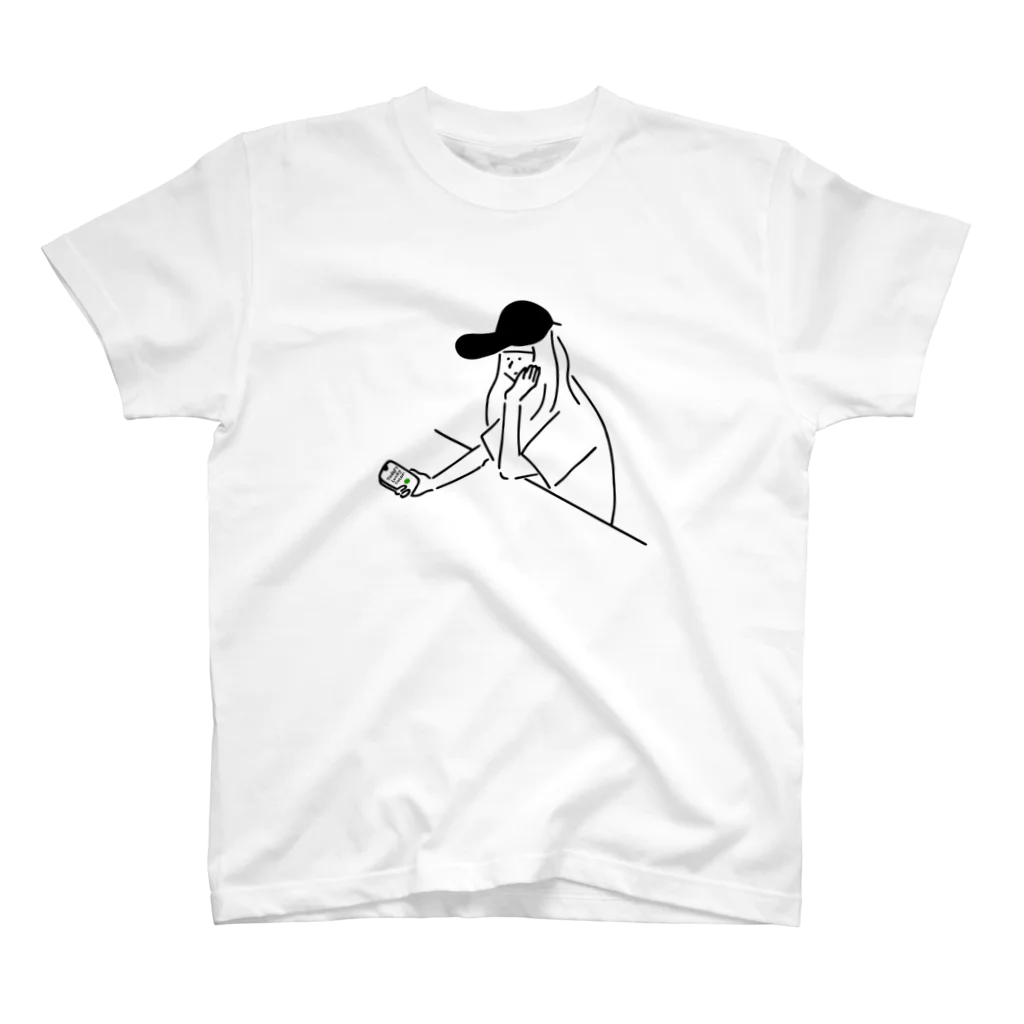 AliviostaのGirl ガール #3 イラスト  スタンダードTシャツ