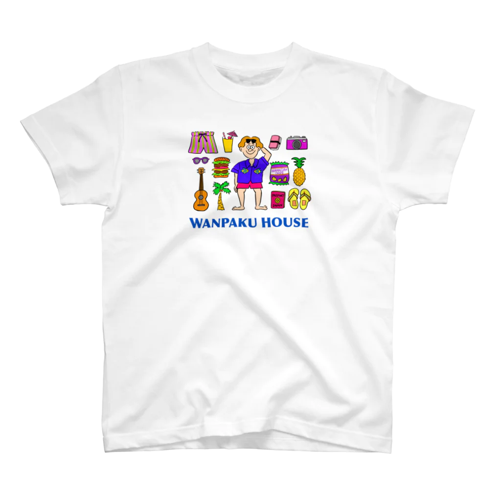 WANPAKU  HOUSEのＶＡＣＡＴＩＯＮ スタンダードTシャツ