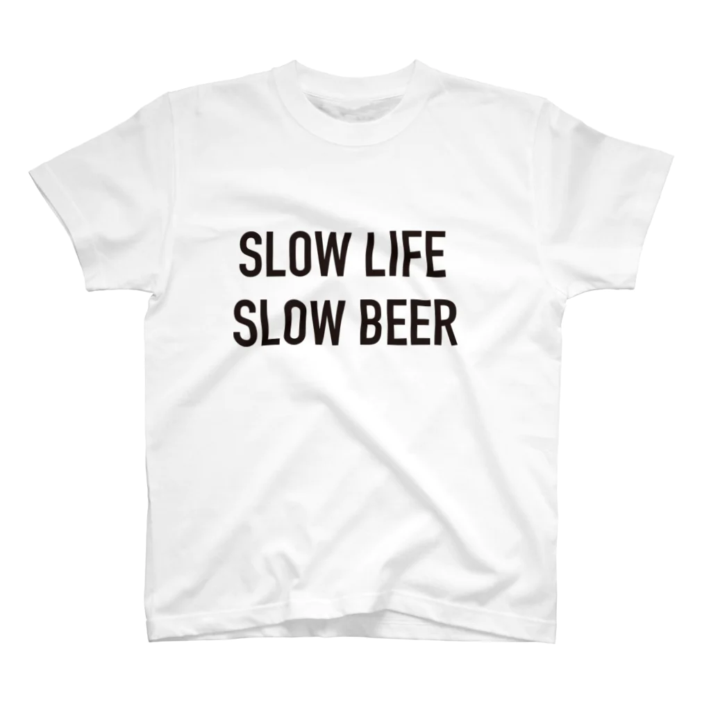 AMAMI HANAHAN ALEのSLOW LIFE, SLOW BEER　Tシャツ スタンダードTシャツ