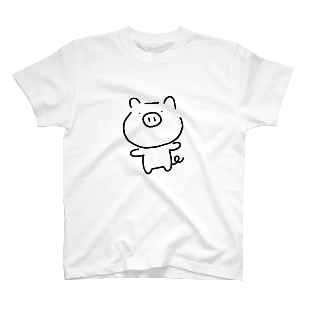 KoKKO SHOPのぶたちゃん スタンダードTシャツ