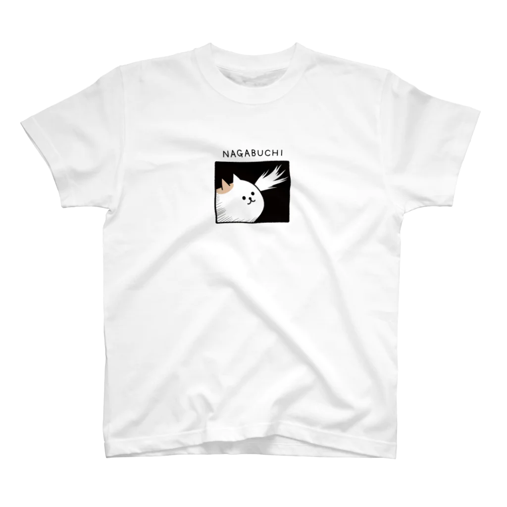 DECORの寸胴猫 ながぶち　気づきver. スタンダードTシャツ