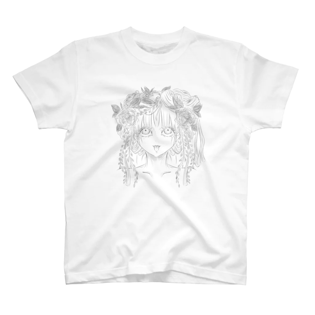 ミヤモト　ミヅキのお花の人 スタンダードTシャツ