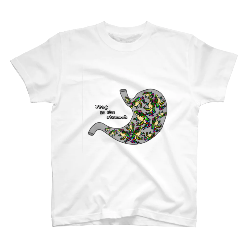 しめ鯖ライクのfrog in The stomach 티셔츠