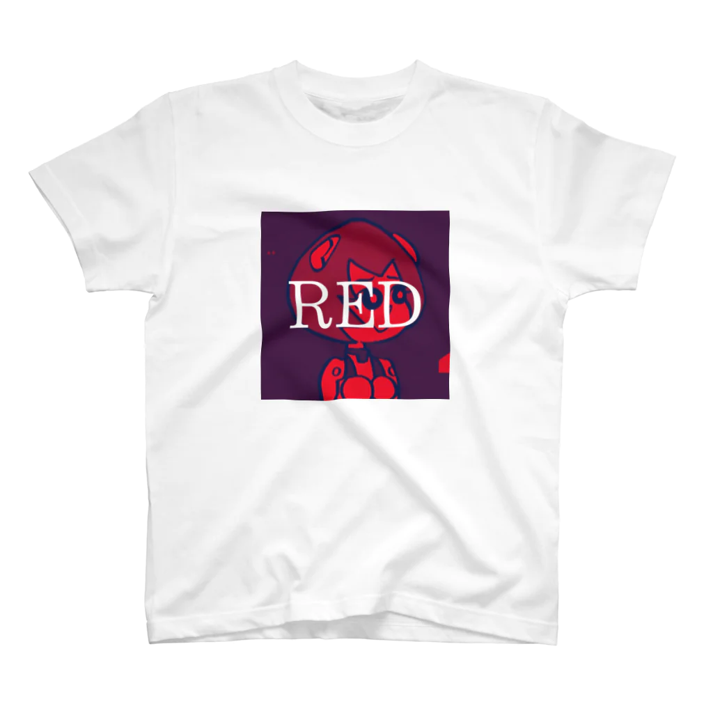 赤い目の少女のRED Tシャツ スタンダードTシャツ