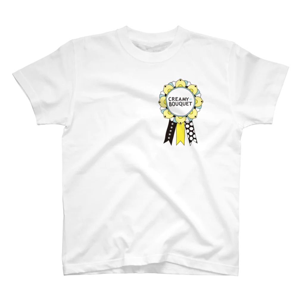 CREAMYBOUQUET WEBSHOPのROSETTO_YELLOW スタンダードTシャツ