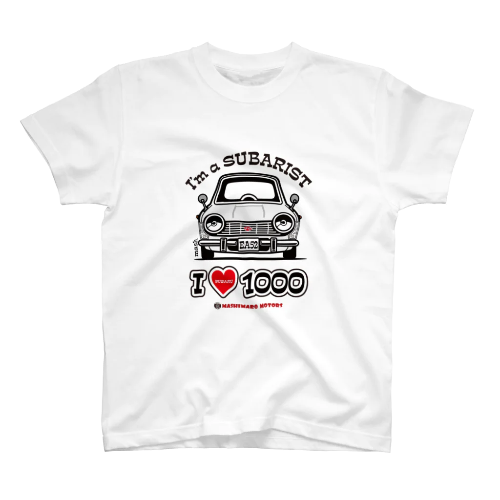 SHOP MASHIMAROISEのI LOVE SUBARU1000 スタンダードTシャツ