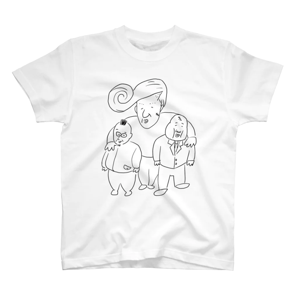 生きてるZのやさしいヤクザ ワンニャン組 スタンダードTシャツ