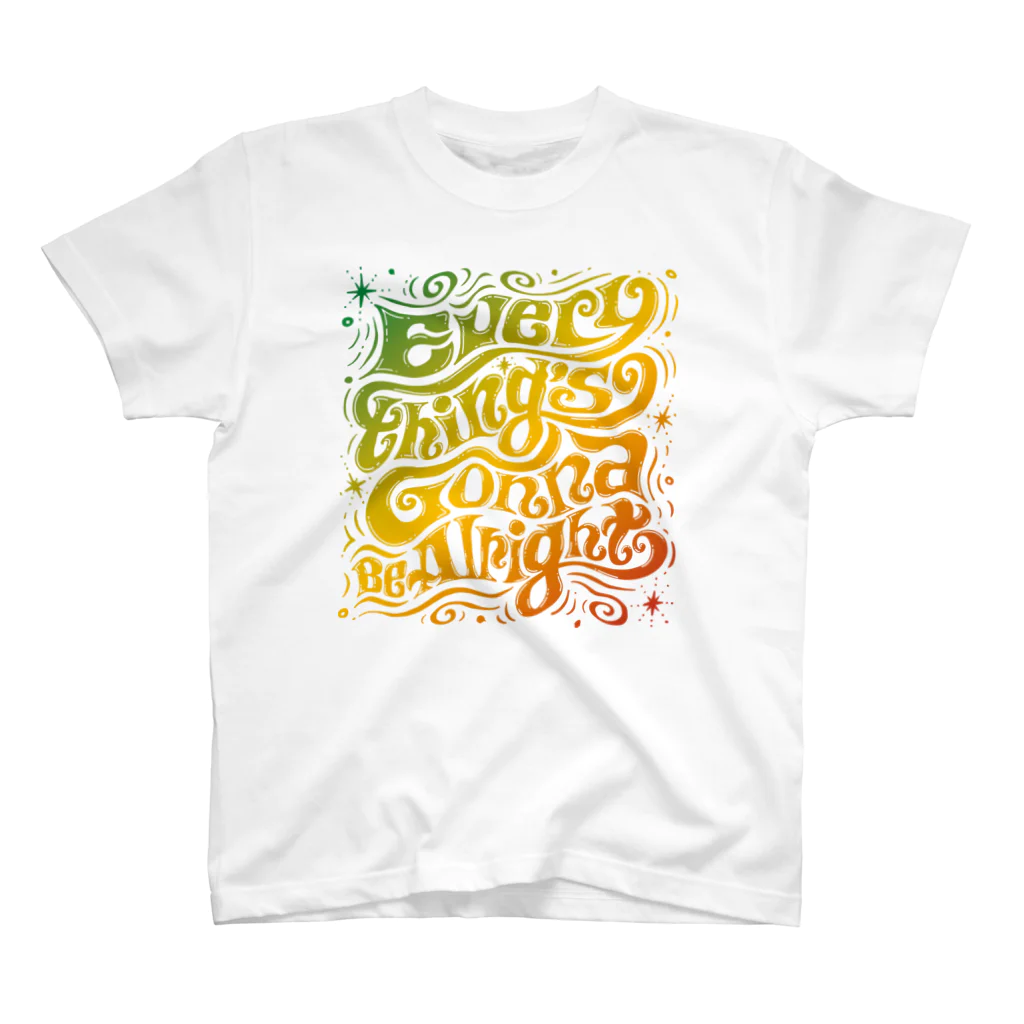 Art Studio TrinityのEverything's Gonna Be Alright Regular Fit T-Shirt