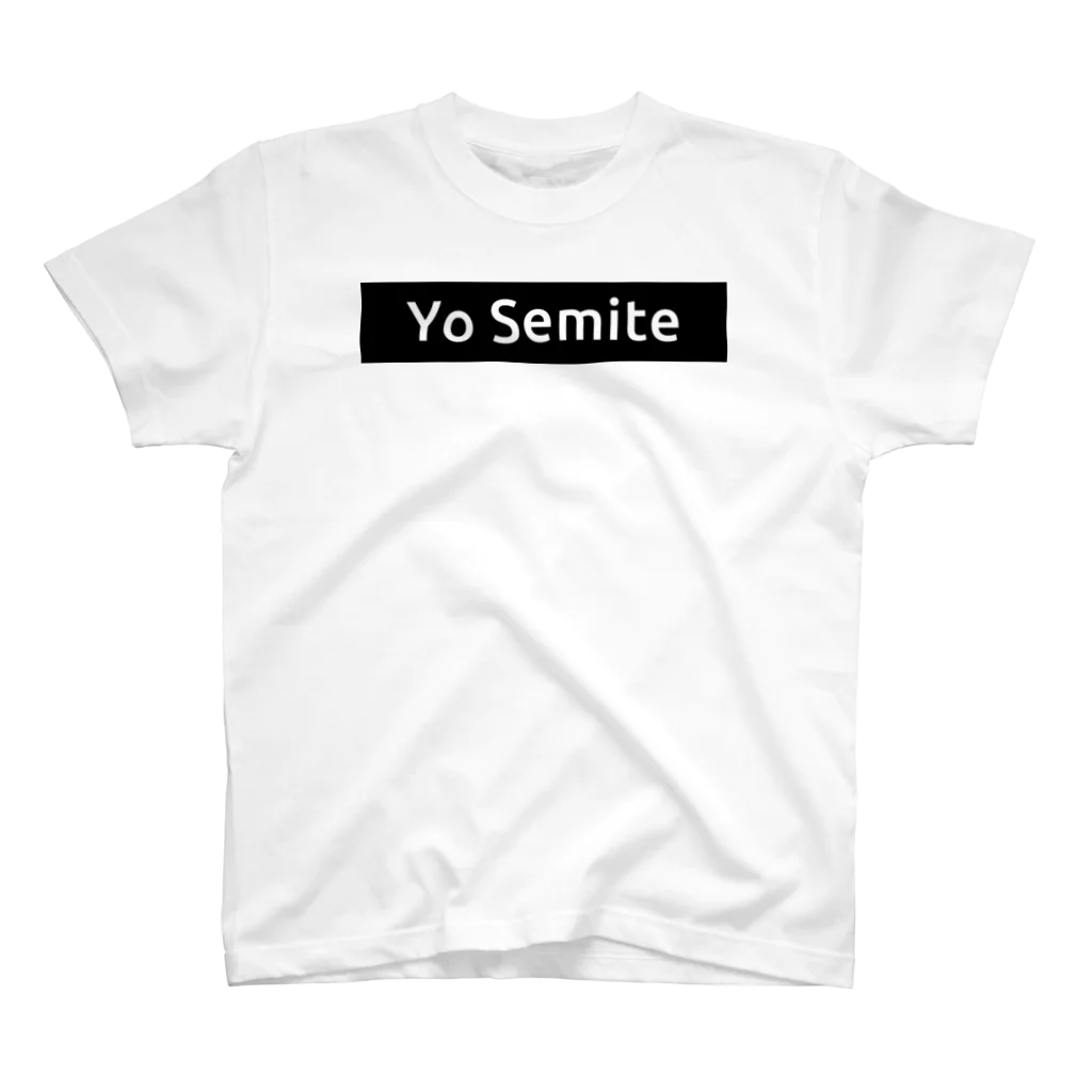 n3hide1982の〓栄町呉服店〓 Yo Semite Tシャツ《ブラック》 スタンダードTシャツ