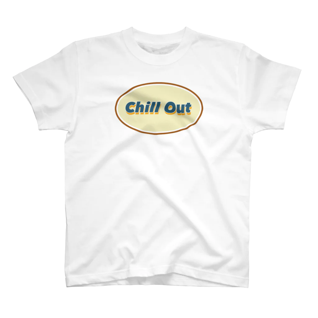 チルくいこうぜ。Chill Out Skateboarding.のチル・アウト Regular Fit T-Shirt