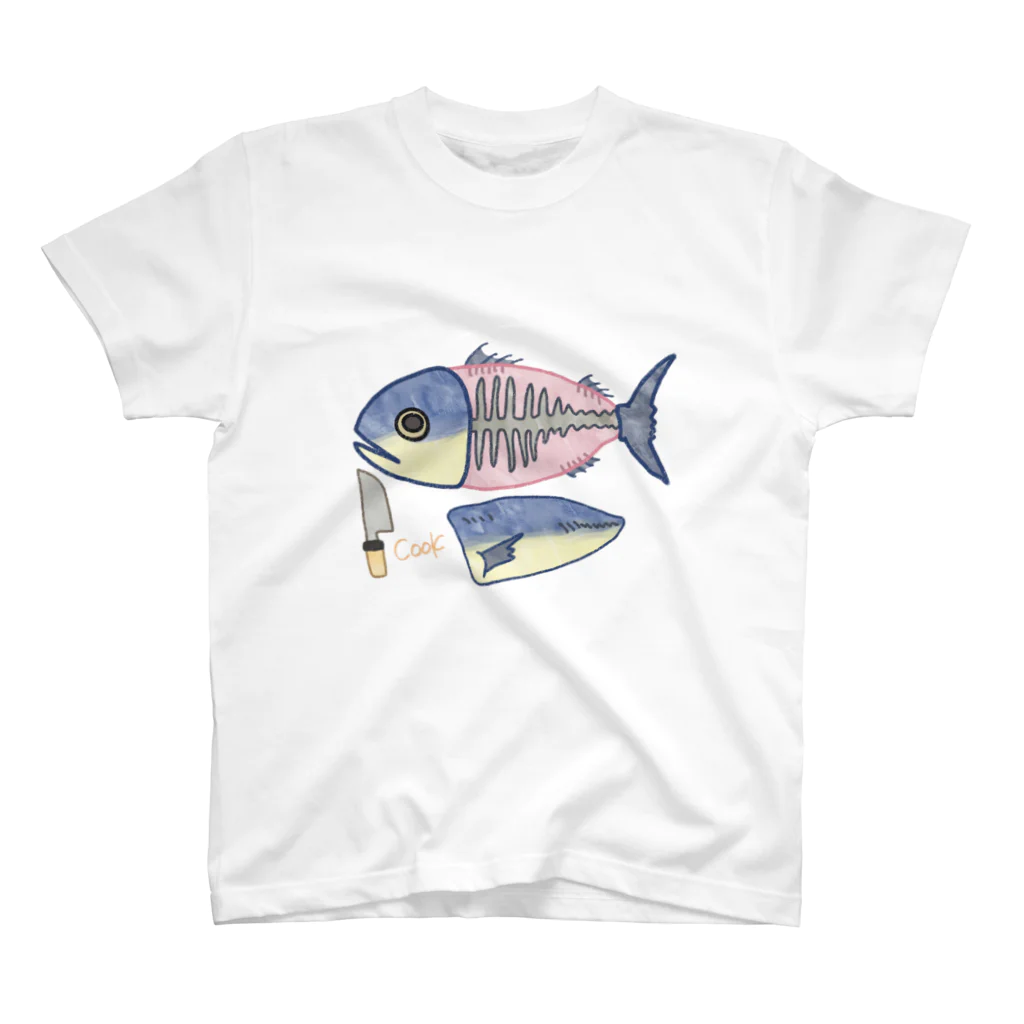 みのかさごの家のさばかれた魚 Regular Fit T-Shirt