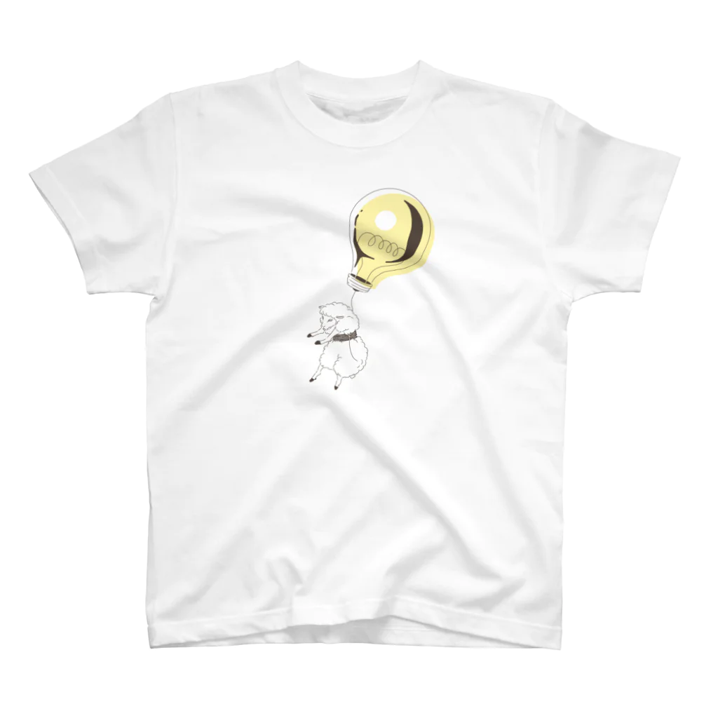ぐらぐらの電気羊（電球カラー） Regular Fit T-Shirt