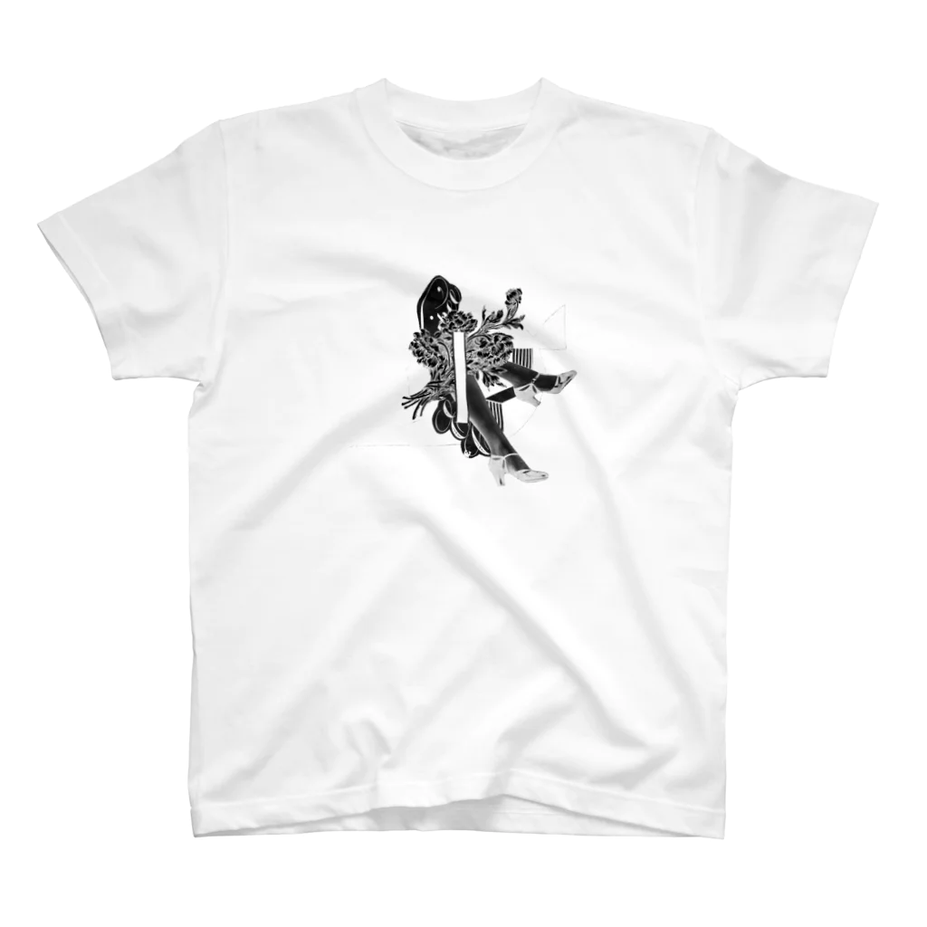 Anna Kawaharaのwalking on the moon スタンダードTシャツ