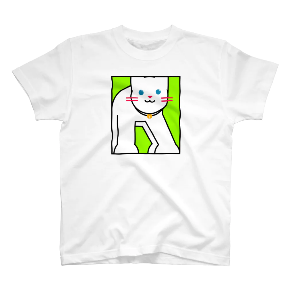 自信課長！の猫用口 スタンダードTシャツ