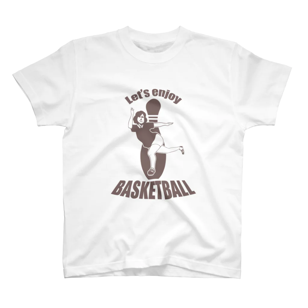 YANOYAのLet's enjoy BASKETBALL スタンダードTシャツ