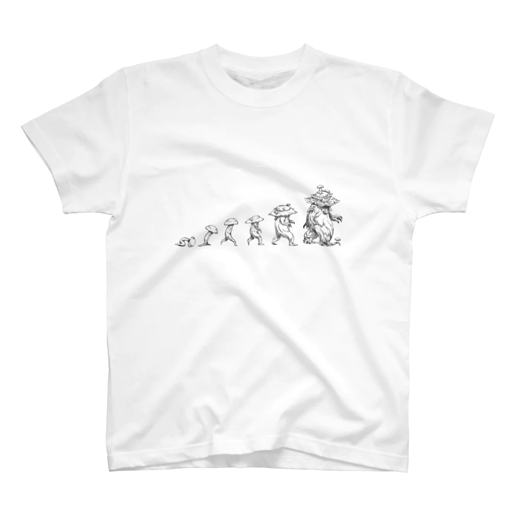 Nomutaのマタンゴ進化図A Regular Fit T-Shirt