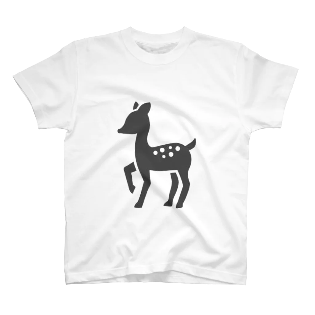 Bambi618421の黒いBambi Regular Fit T-Shirt