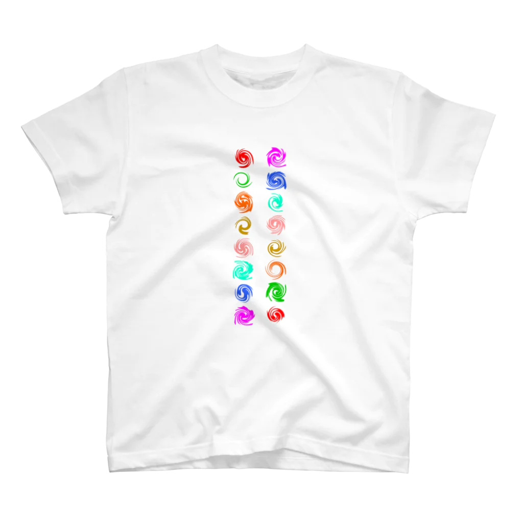 夢（あした）へ☆のホツマ文字のよう。 スタンダードTシャツ