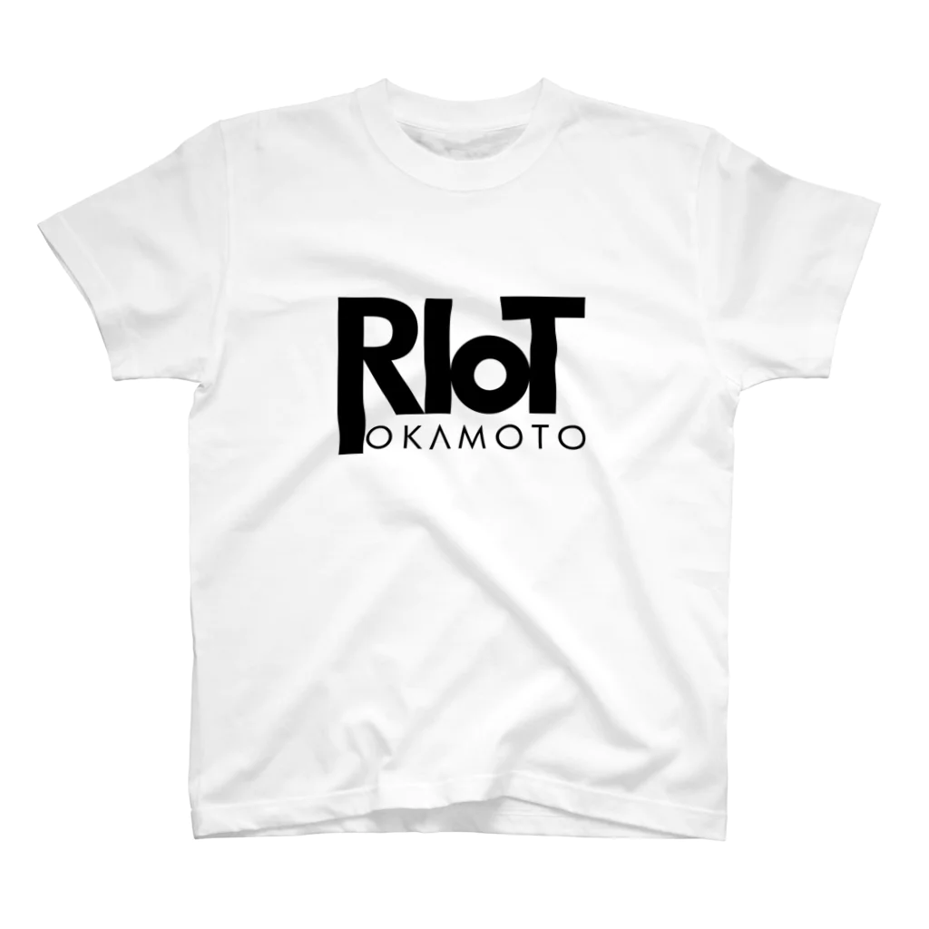 Riot岡本公式ストアのアーティストロゴグッズ スタンダードTシャツ